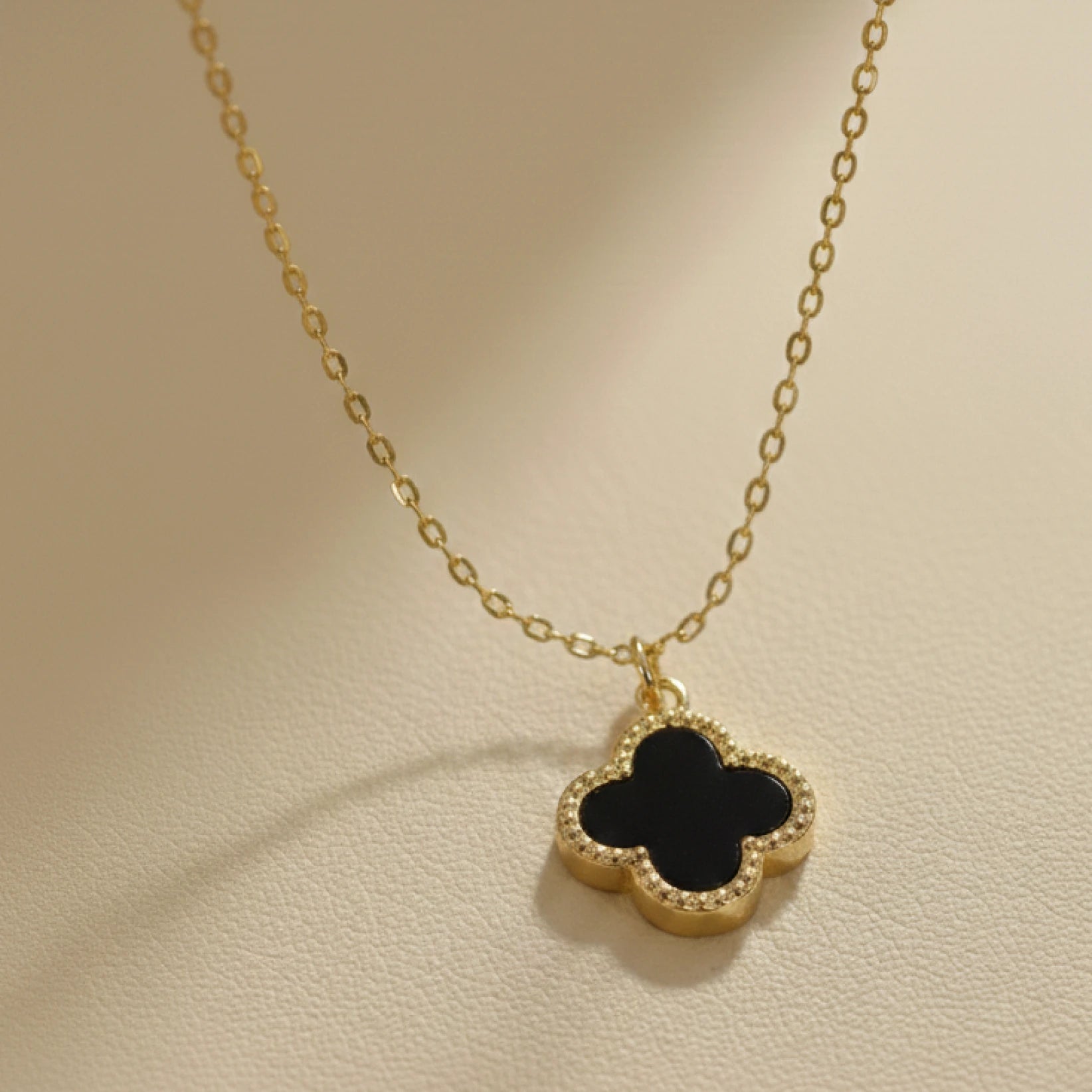 Black Clover Necklace