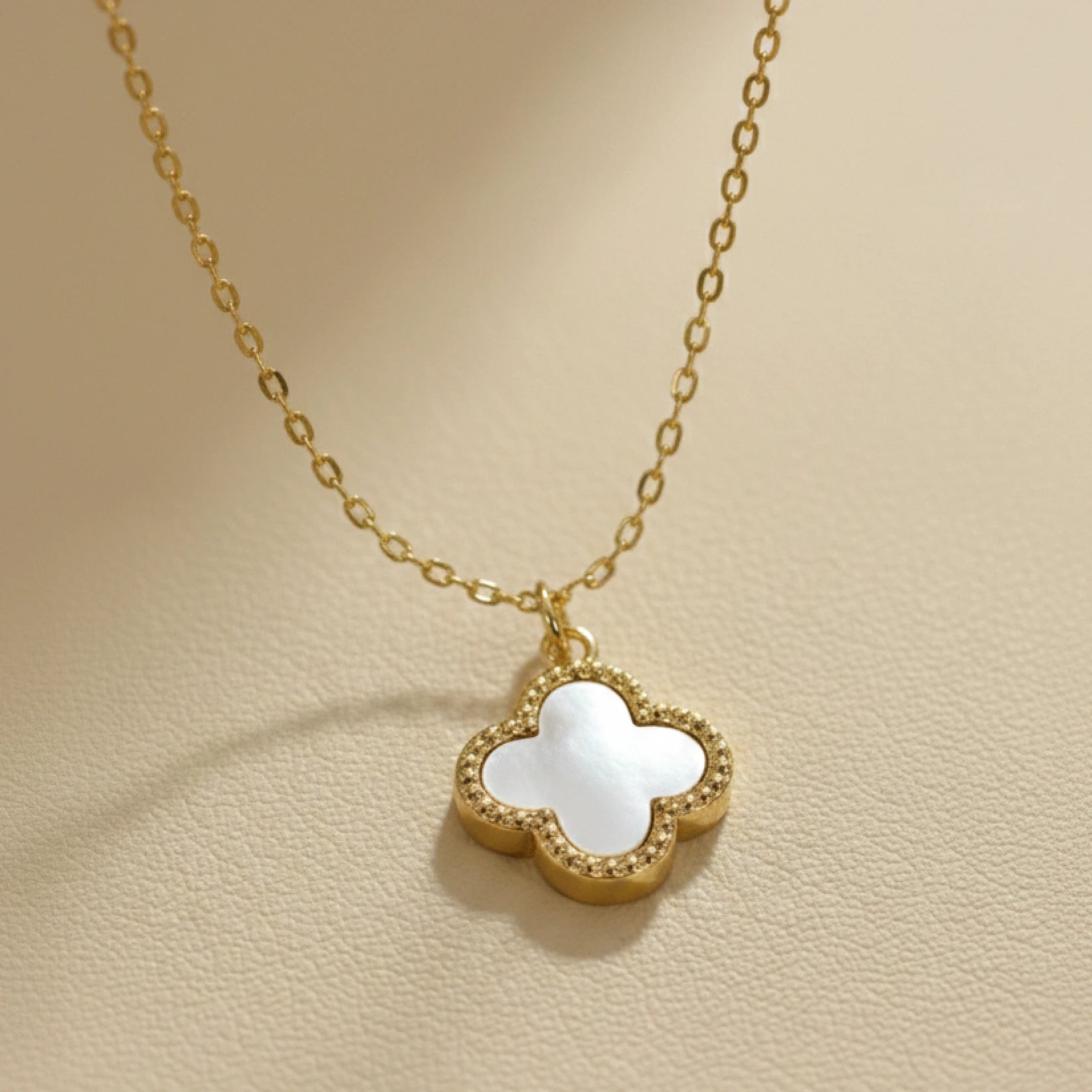 White Clover Necklace