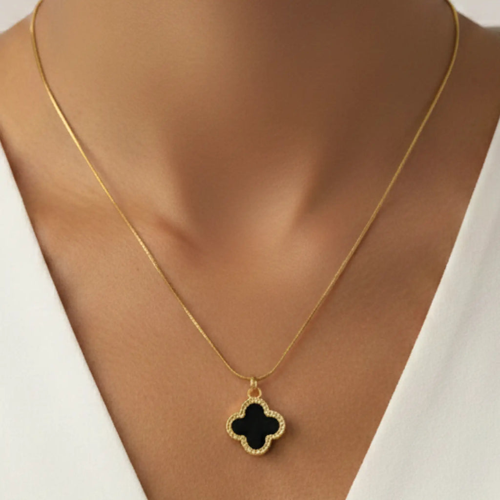 Black Clover Necklace