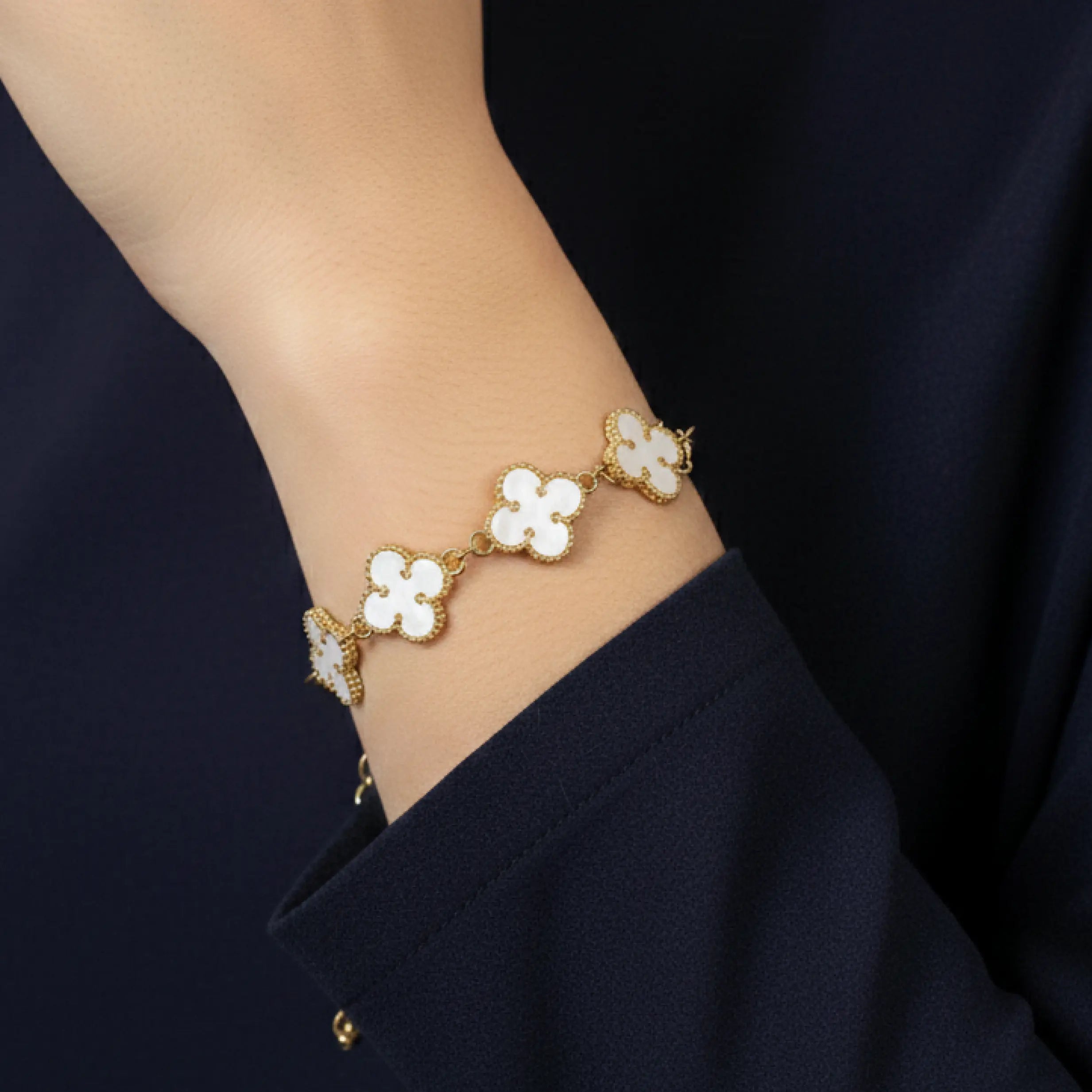 White Clover Bracelet